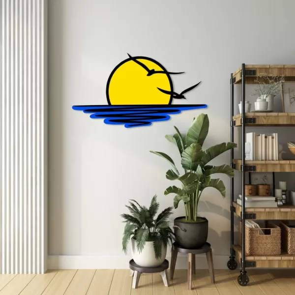 Décoration murale : Lever du soleil éclatant – Image 4