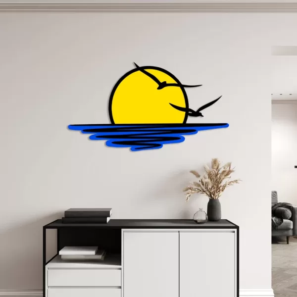 Décoration murale : Lever du soleil éclatant – Image 6