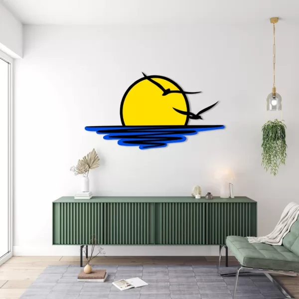 Décoration murale : Lever du soleil éclatant – Image 2