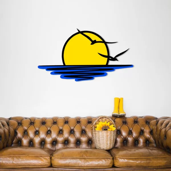 Décoration murale : Lever du soleil éclatant – Image 3