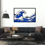 Grande vague : Art mural prestigieux