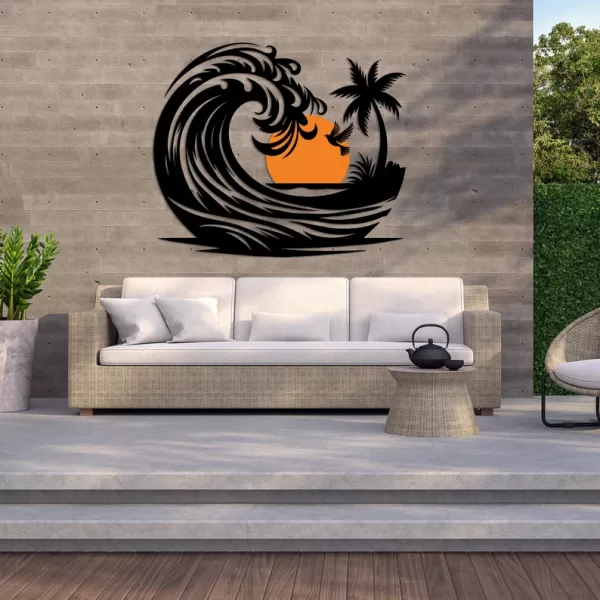 Décoration d'Intérieur d'Été : Art Mural en Bois – Image 4