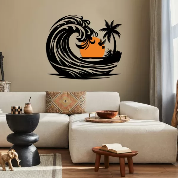 Décoration d'Intérieur d'Été : Art Mural en Bois – Image 6