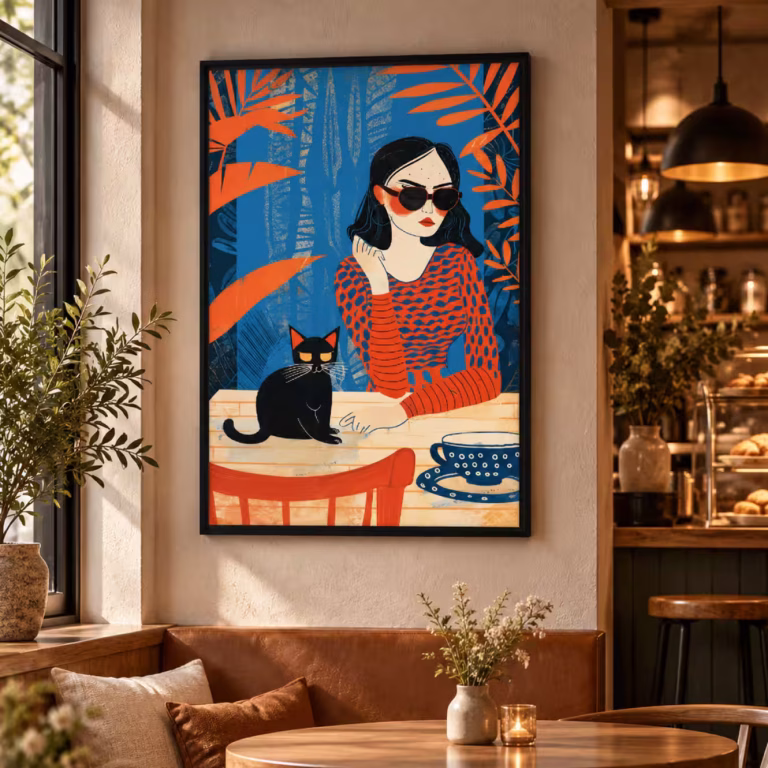 tableau decoratif pour café
