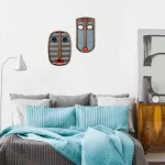 Masques Africains Modernes – Décoration Murale Élégante