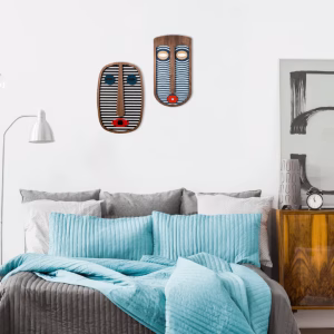 Masques Africains Modernes – Décoration Murale Élégante