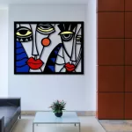 Art Mural Moderne et Cubiste de Picasso