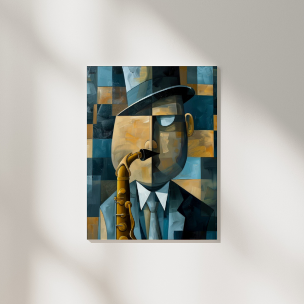 L'Homme au Saxophone : Une Ode à la Musique – Image 2