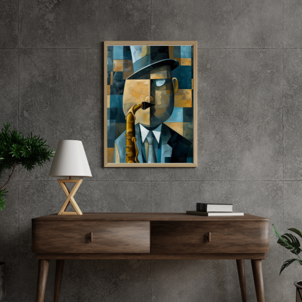 L'Homme au Saxophone : Une Ode à la Musique – Image 8