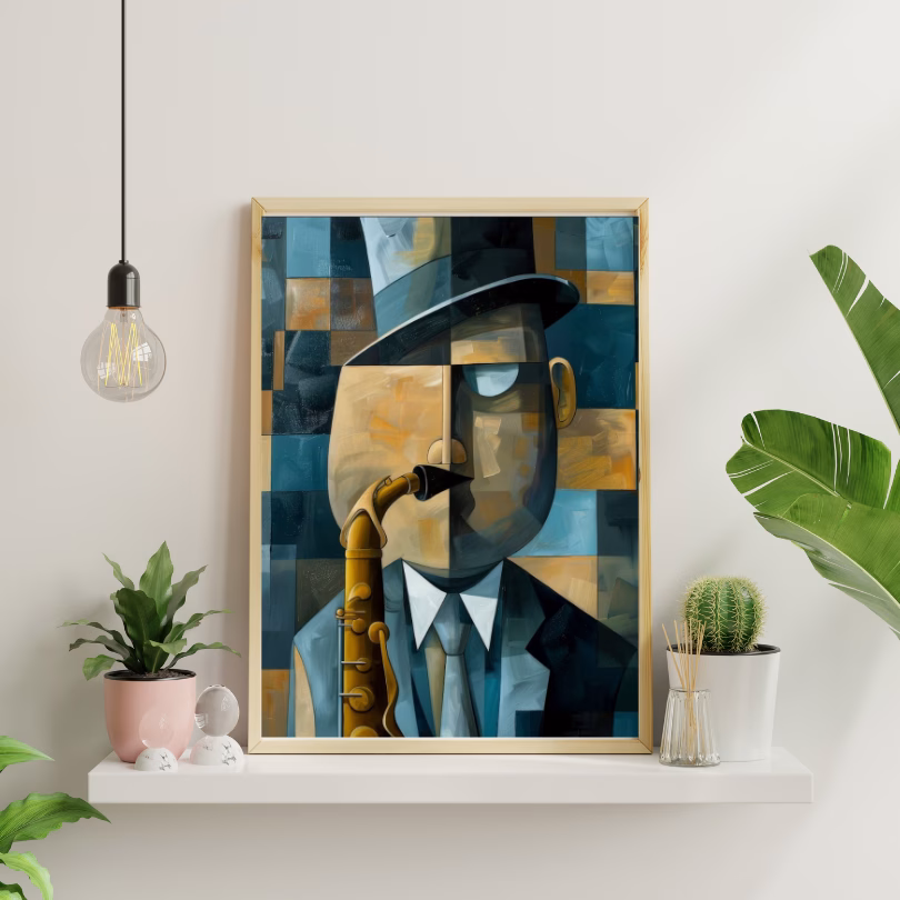 L'Homme au Saxophone : Une Ode à la Musique – Image 3