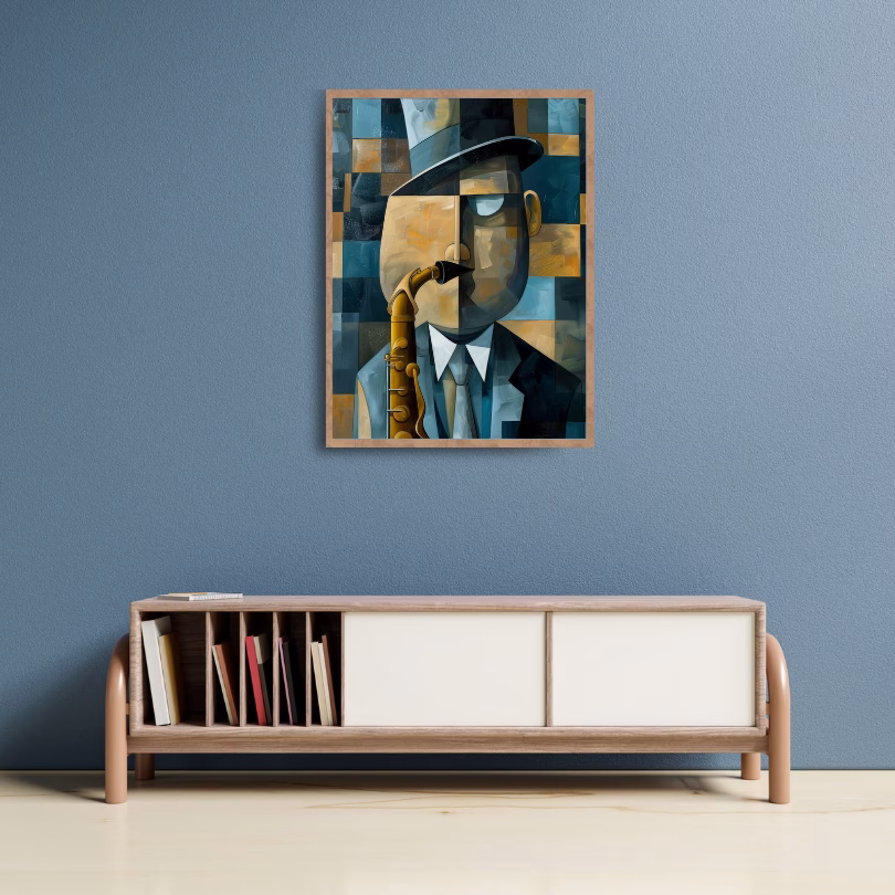 L'Homme au Saxophone : Une Ode à la Musique – Image 4