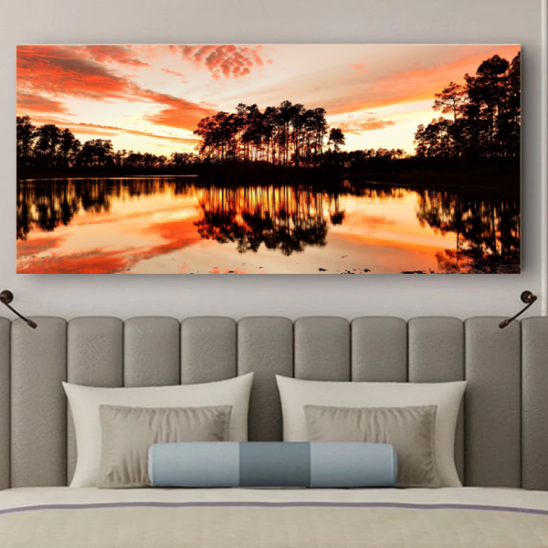 Tableau Décoratif : Coucher de Soleil Éblouissant