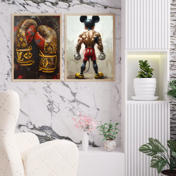 Pack de 2 tableaux sport et élégance – Motivation garantie – Image 3
