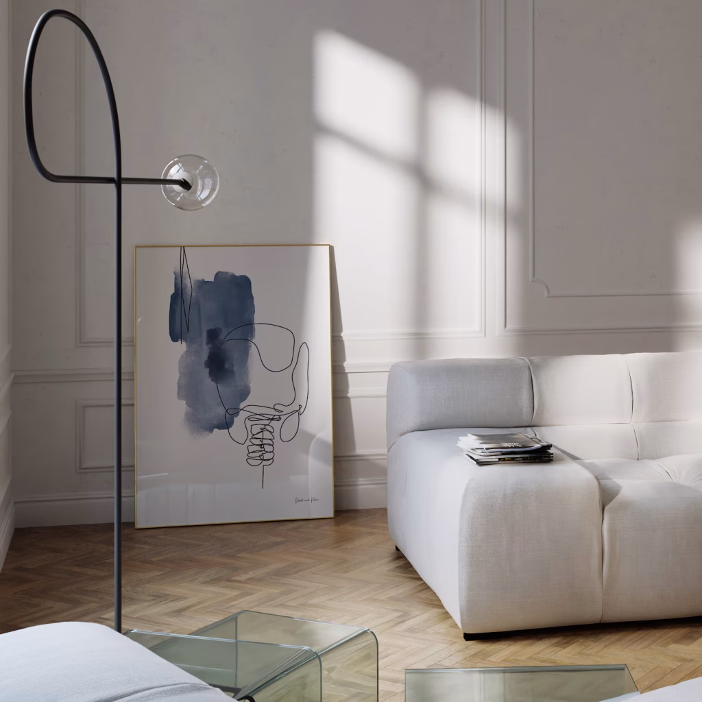Décoration chiropratique : Colonne vertébrale en aquarelle