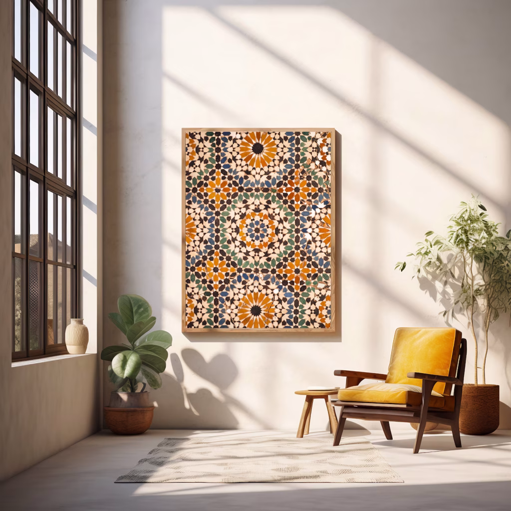 Tableaux décoratifs salon marocain