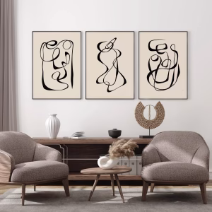 Tableaux décoratifs abstraites