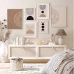 Tableaux Boho– Décoration Murale Soleil Bohème