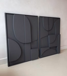 tableau bois en relief