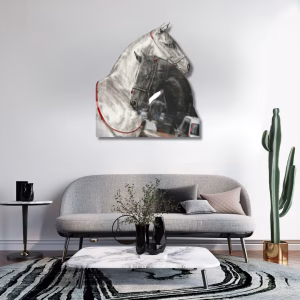 Décoration murale cheval 3D – Tradition et modernité