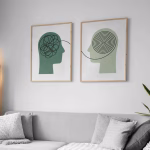 Tableaux décoratifs sur la thérapie et Psychologie