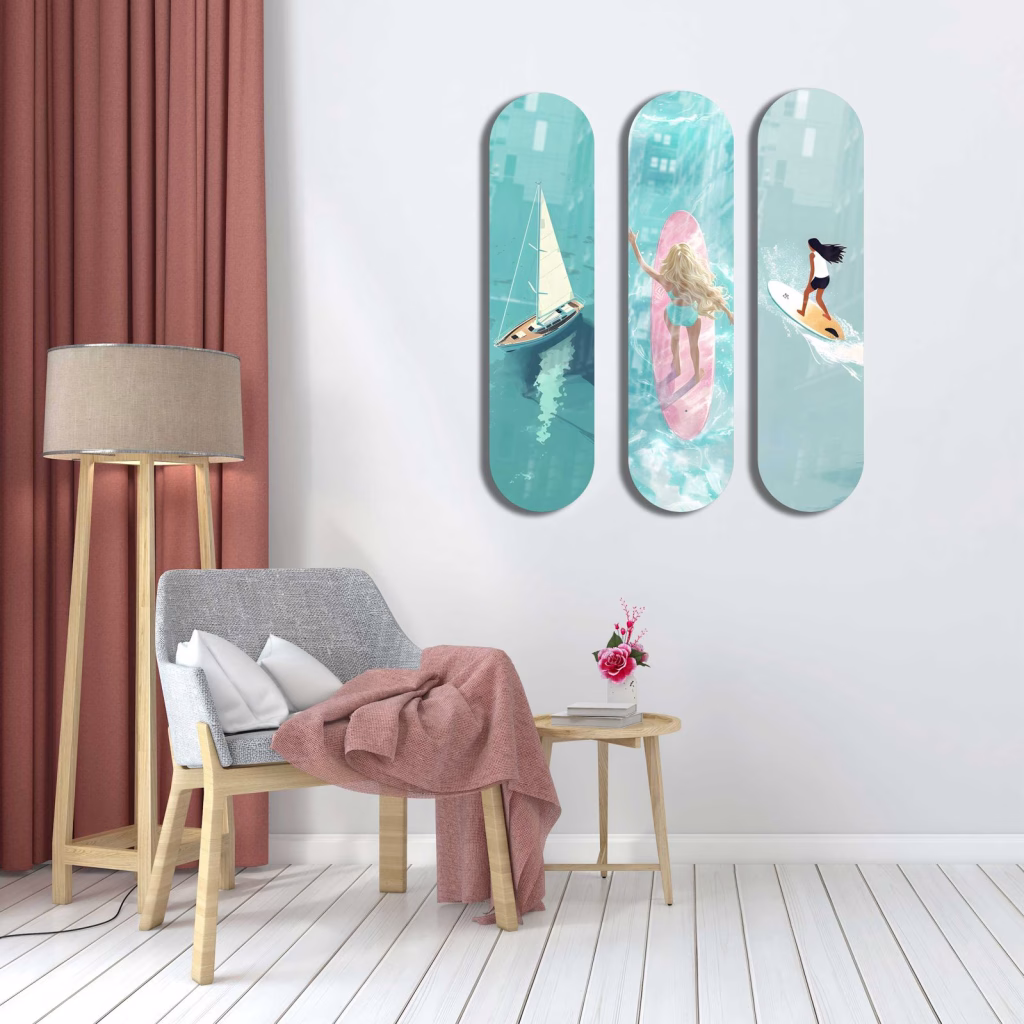 Tableaux décoratifs Surf & Summer-Ambiance estivale