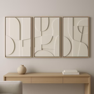 Tableau decoratif en relief