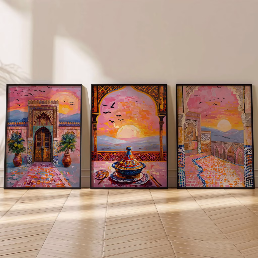 3 Tableaux Décoratifs marocaines