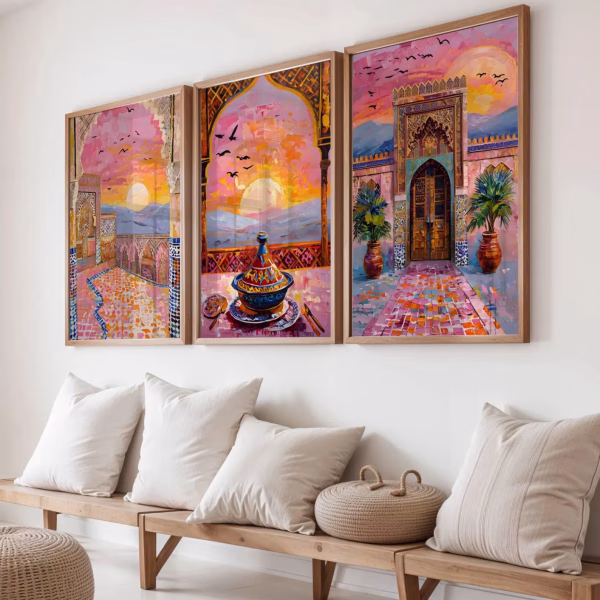 3 Tableaux Décoratifs marocaines