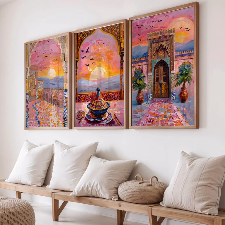 3 Tableaux Décoratifs marocaines