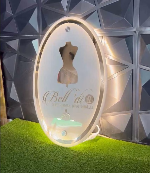 logo led personnalise