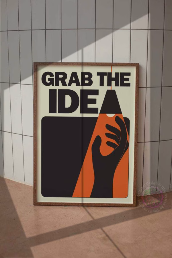 Tableau Décoratif Motivation – Grab the Idea – Image 2