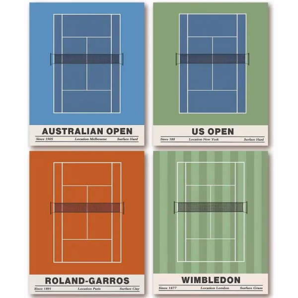 Tableaux décoratifs Tennis