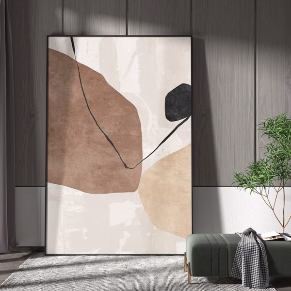 Tableau décoratif minimaliste – Tons neutres et élégants – Image 2