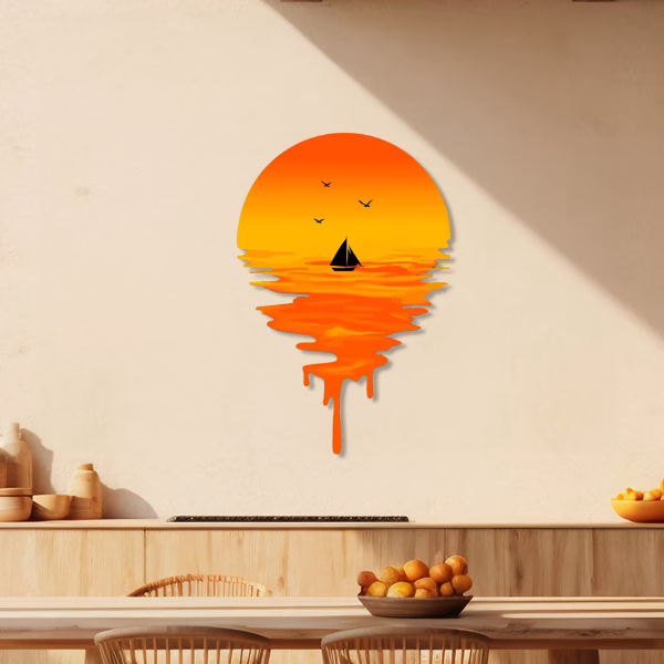 Décoration murale en bois