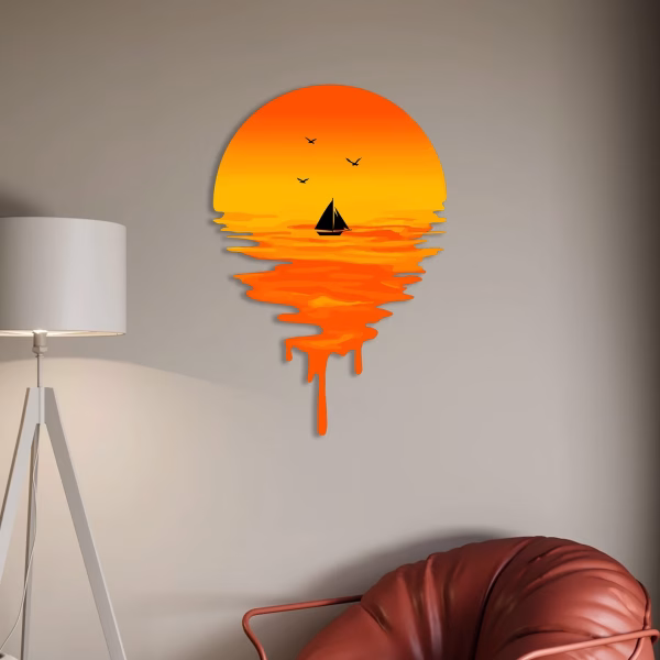 Décoration murale en bois