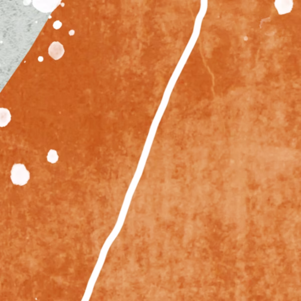 Tableau Abstrait Orange et Vert