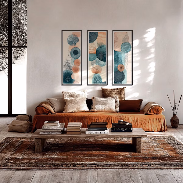 Lot de 3 Affiches Abstraites