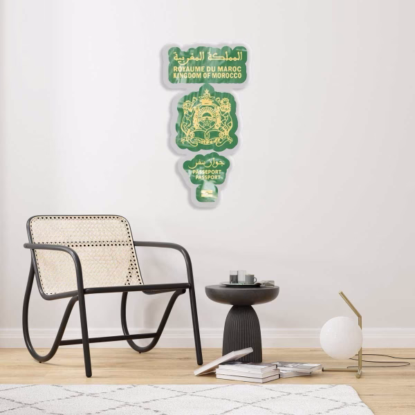 Tableau décoratif Passeport Marocain