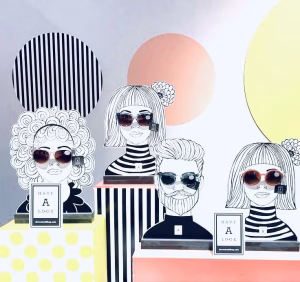 décoration pour opticien