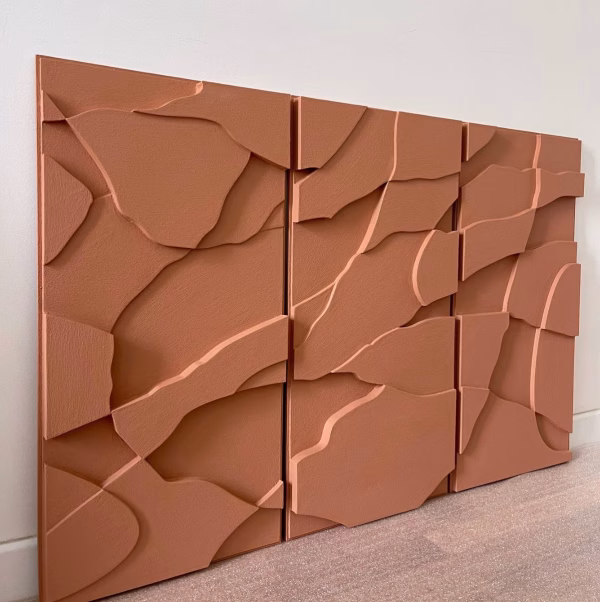Tableaux Bois 3D Blanc