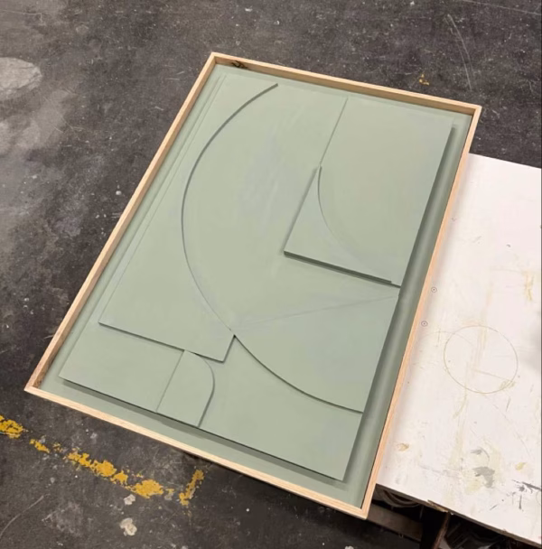 Set de 3 Tableaux en Bois 3D – Relief Moderne et Élégant – Image 2