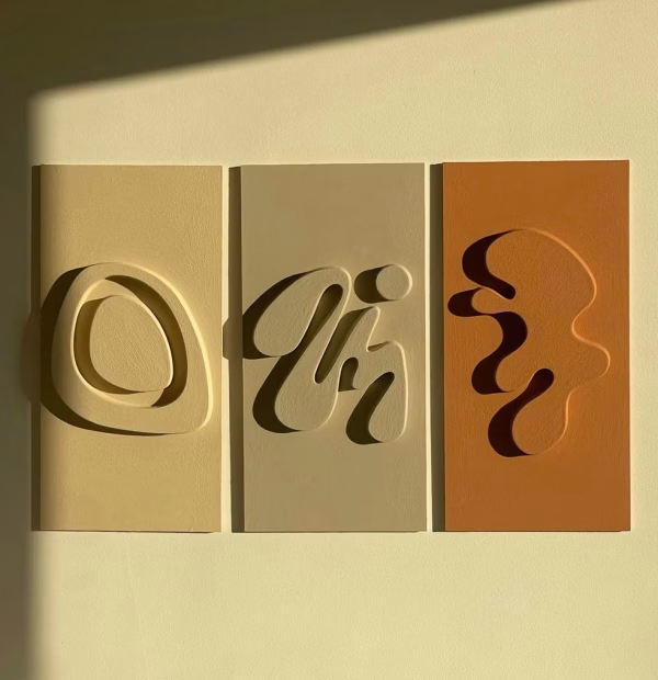 Tableaux Bois 3D Abstraits