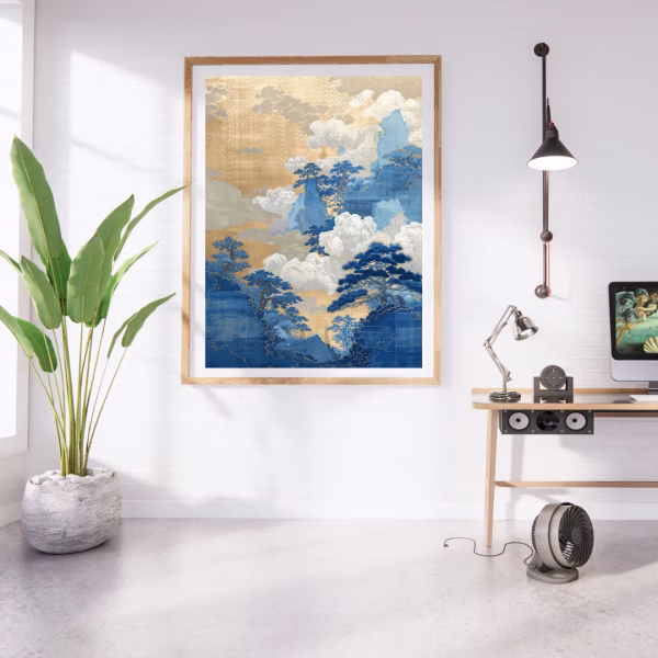 Tableau Décoratif Paysage Nuageux