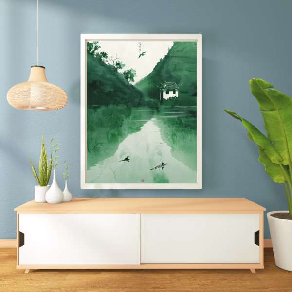 Tableau Décoratif Nature Verte