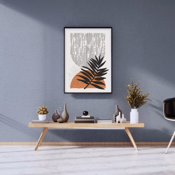 Lot de 3 Tableaux Abstraits Bohème