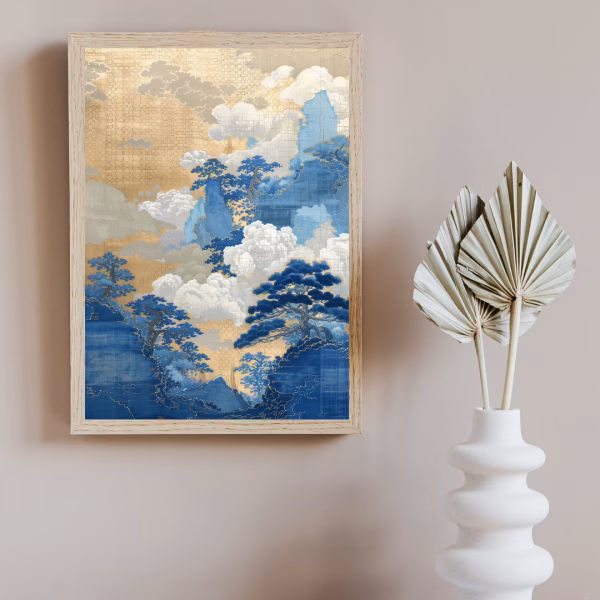 Tableau Décoratif Paysage Nuageux