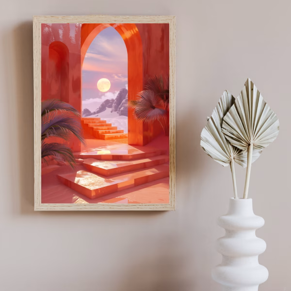 Tableau Décoratif Escalier Oriental
