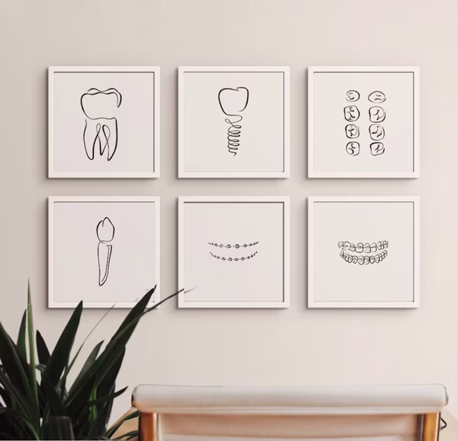 Décoration murale médicale professionnelle