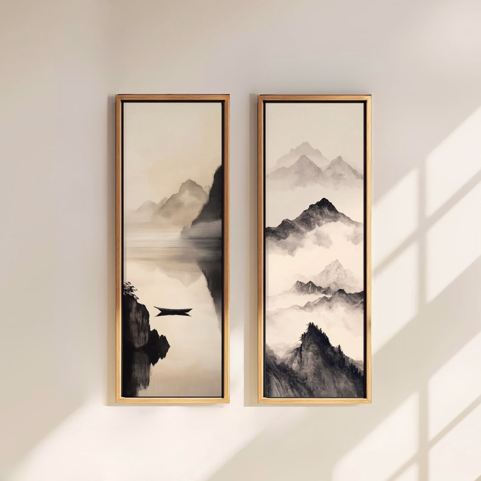 Tableaux décoratifs Japandi modernes