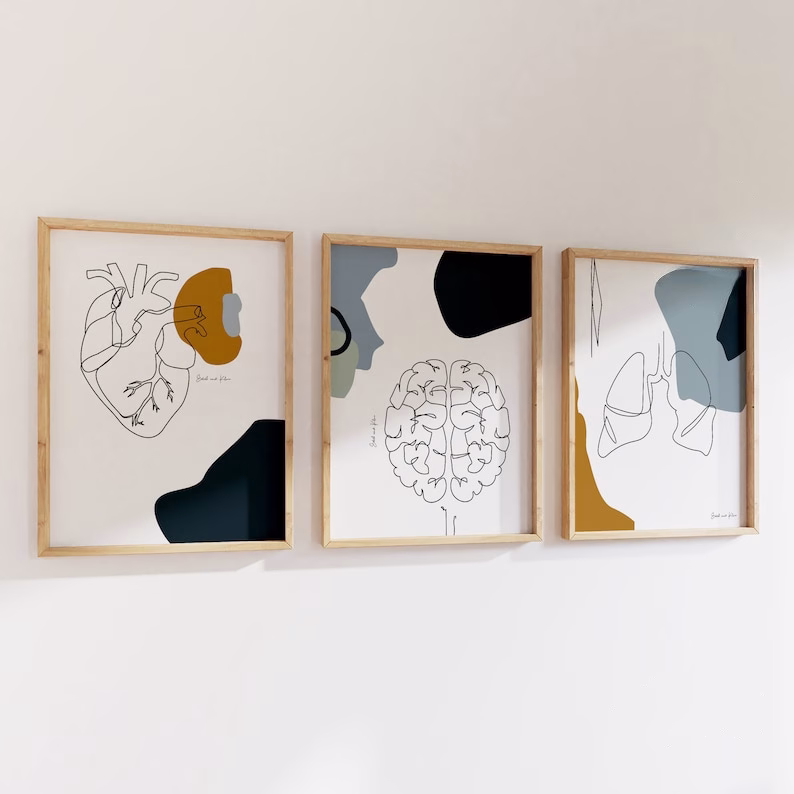 Décoration murale médicale professionnelle